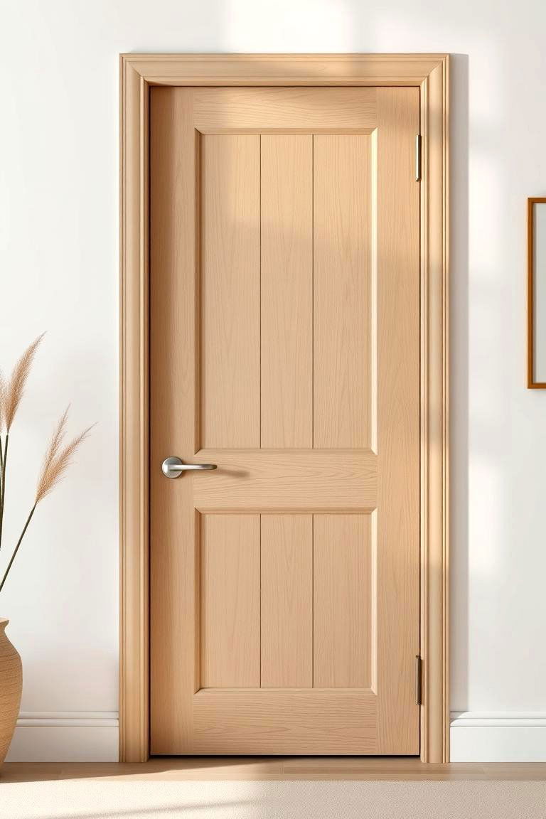 Soft Taupe Balance - 24 Cedar Front Door Colors Ideas