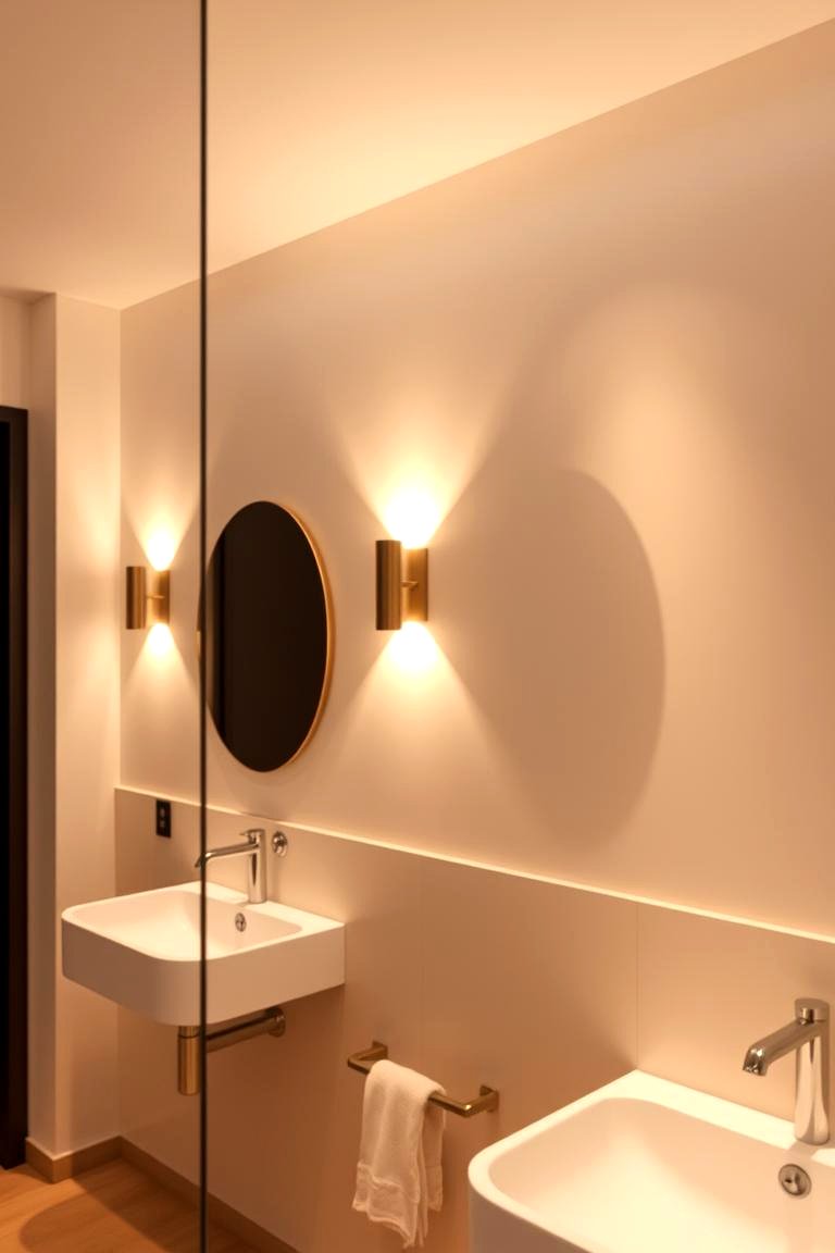 Soft Warm Lighting - 24 Elegant Bathroom Decor Ideas