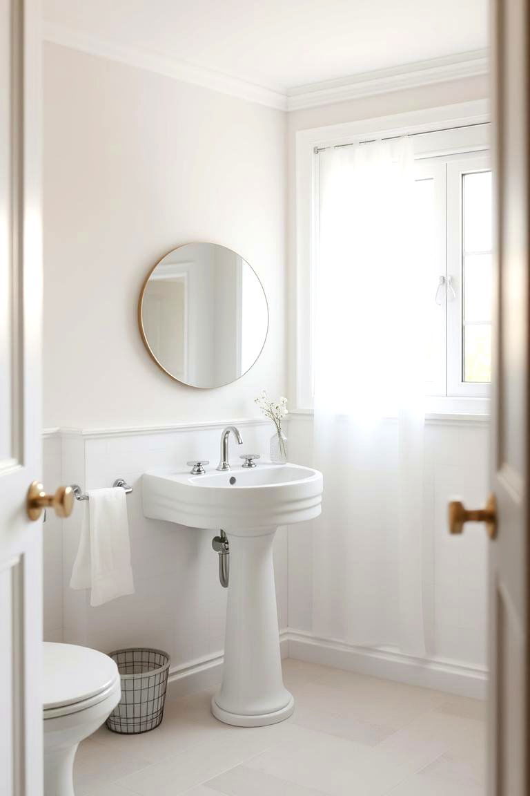 Soft White Serenity - 24 Neutral Bathroom Ideas
