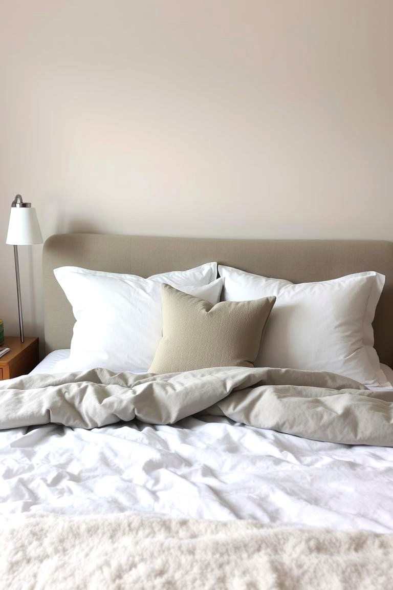 Soft and Inviting Bedding - 24 Office Guest Room Ideas