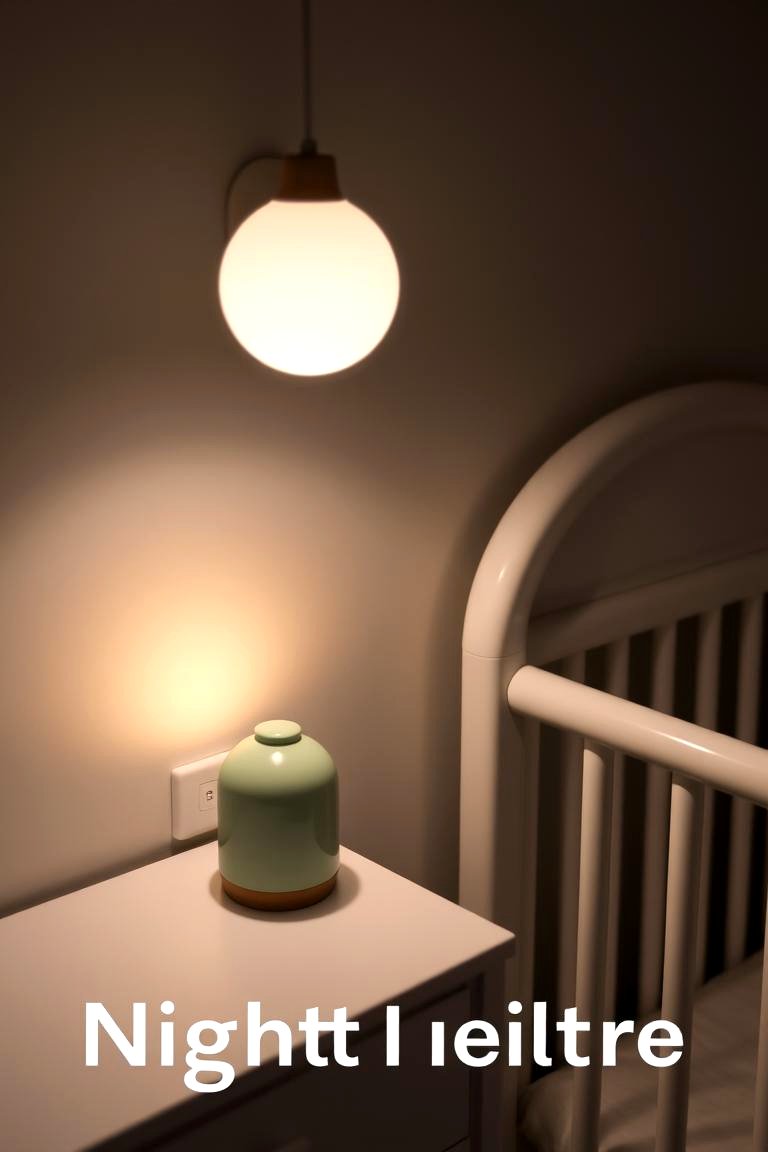 Soften the Night with a Sage Green Night Light - 24 Sage Green Nursery Ideas