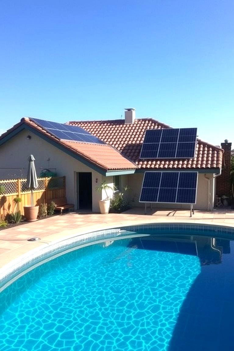 Solar Heating for Eco Friendly Warmth - 24 Semi Inground Pool Ideas