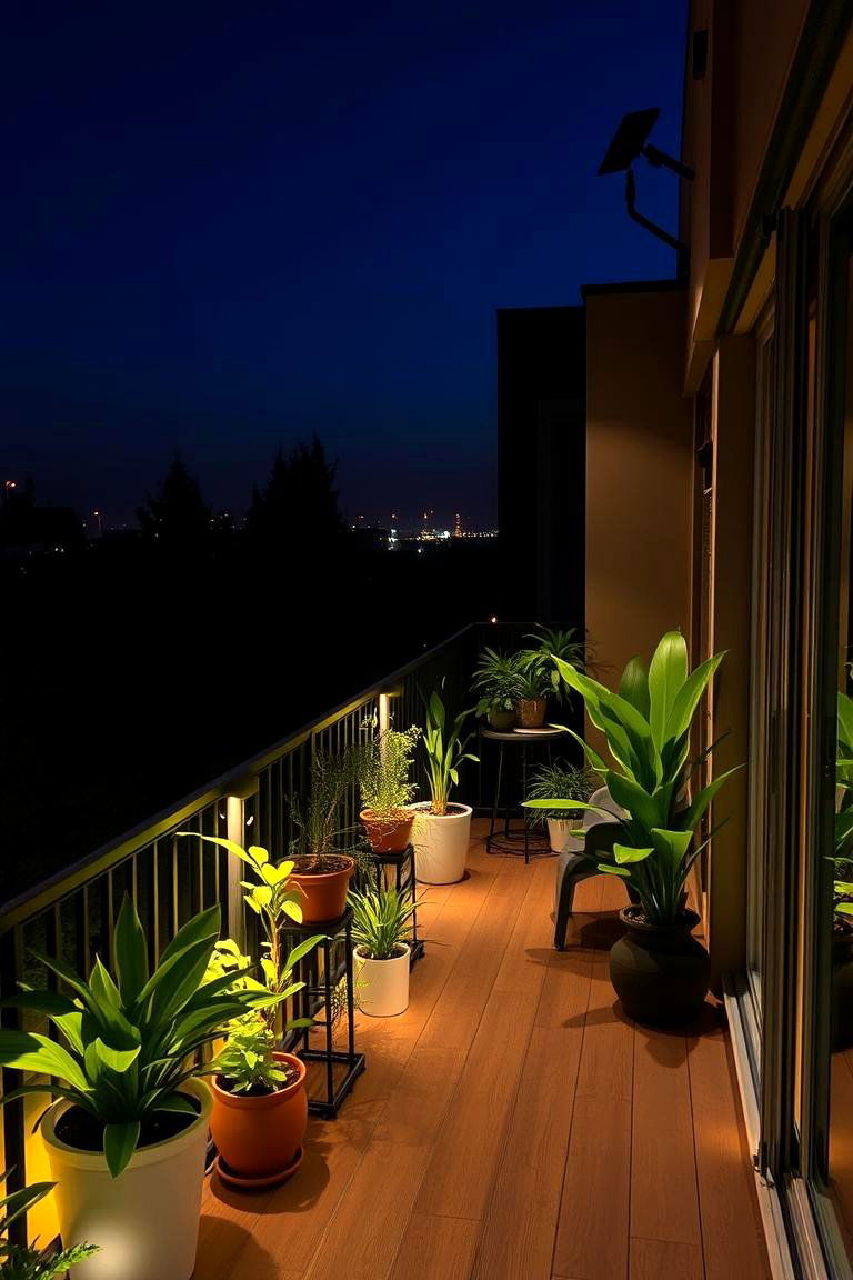 Solar Powered Ambiance - 24 Green Balcony Ideas