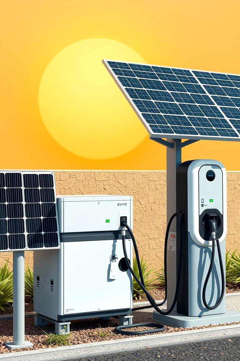 Solar Powered EV Charging Station - 24 charging station ideas