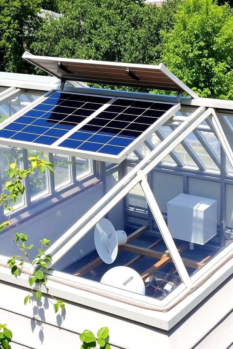 Solar Powered Greenhouse - 24 Rooftop Greenhouse Ideas