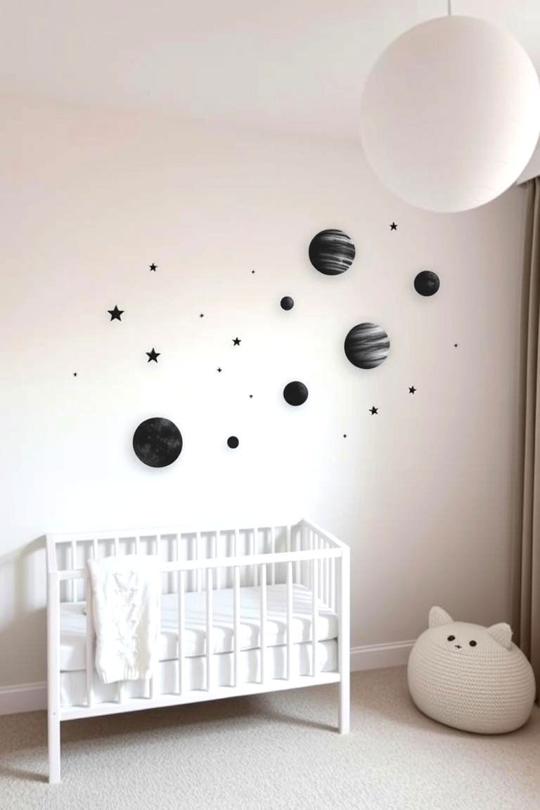 Solar System Silhouettes - 24 Space-themed Nursery Ideas