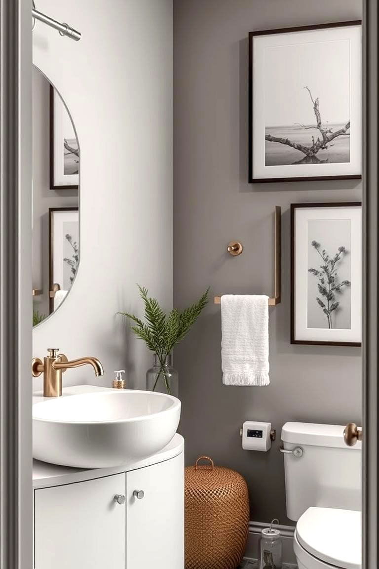 Soothing Art Displays - 24 Spa Like Bathroom Ideas