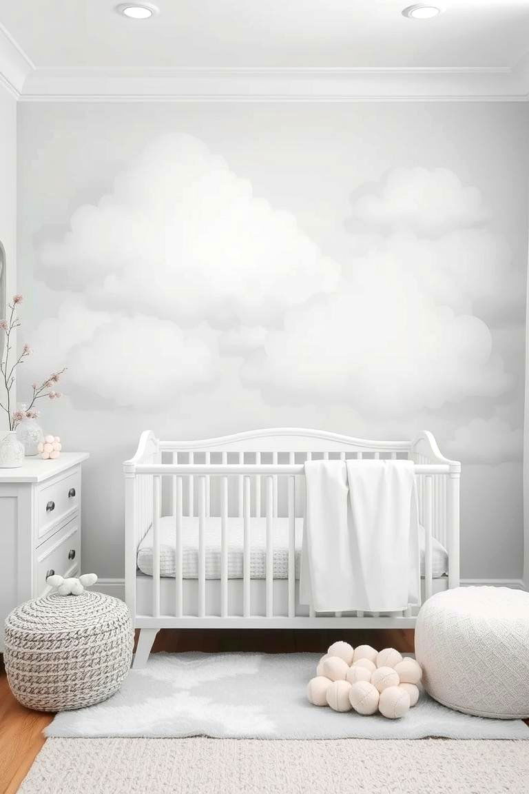 Soothing Cloud Color Palette - 24 Cloud Themed Nursery Ideas