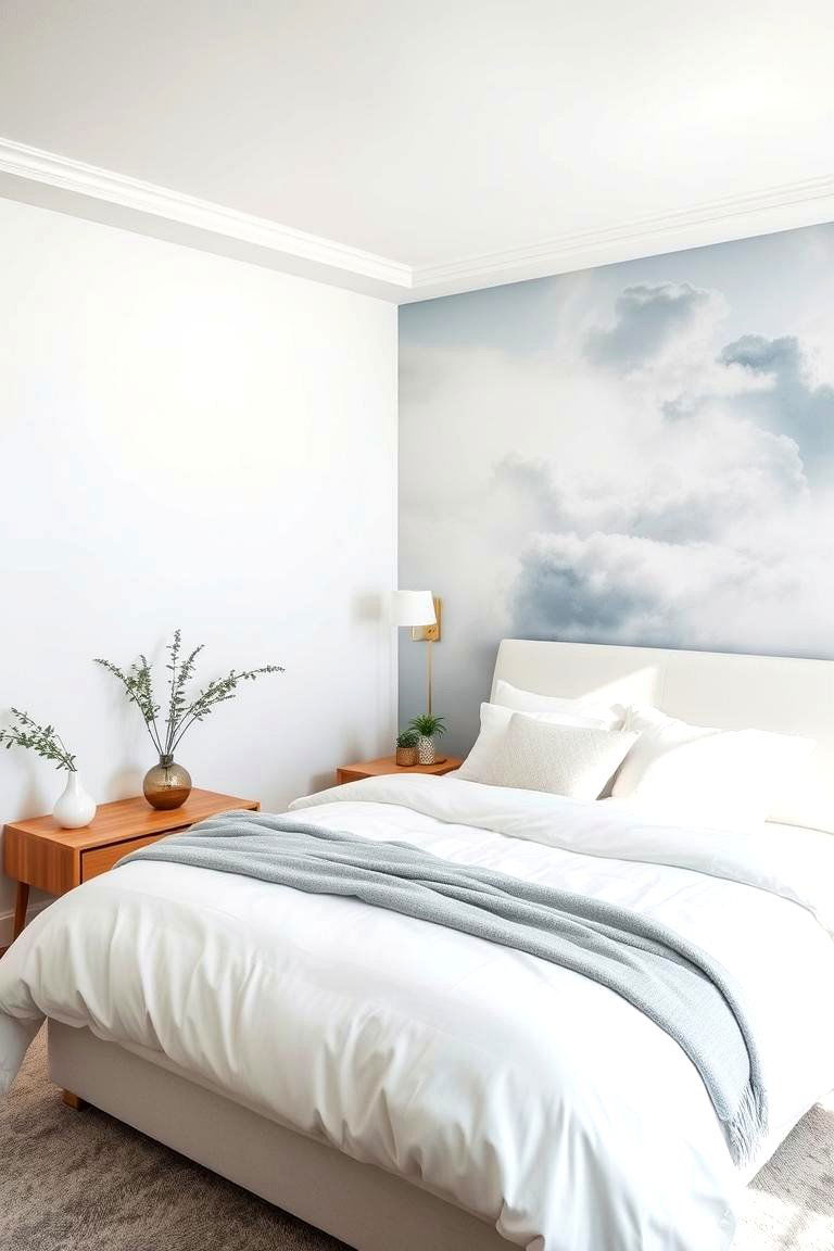 Soothing Cloud Inspired Color Palette - 24 Cloud Themed Bedroom Ideas