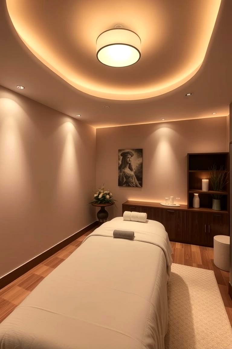 Soothing Lighting Solutions - 24 Massage Room Setup Ideas