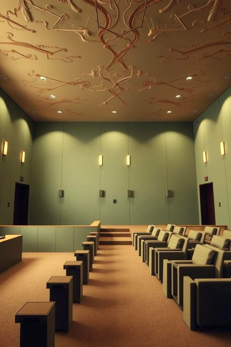 Soothing Sage Green - 24 Home Theater Paint Colors