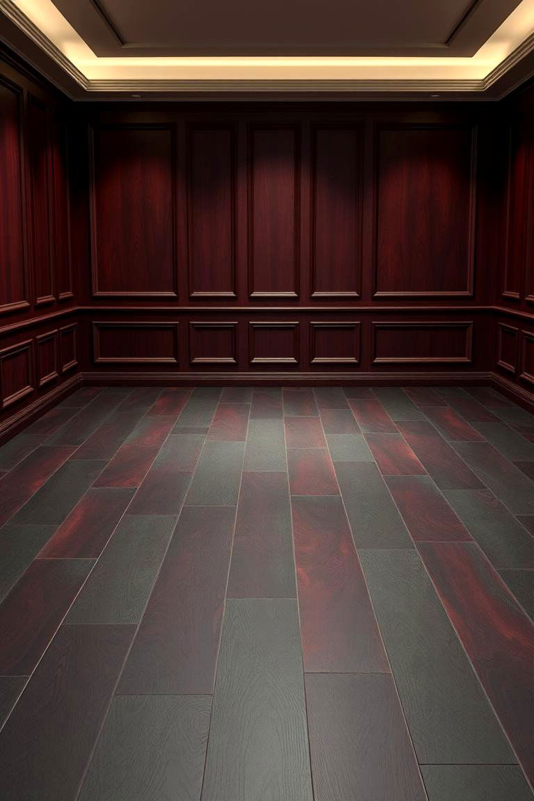Sophisticated Jewel Toned Flooring - 24 Ways to Decorate With Jewel Tones