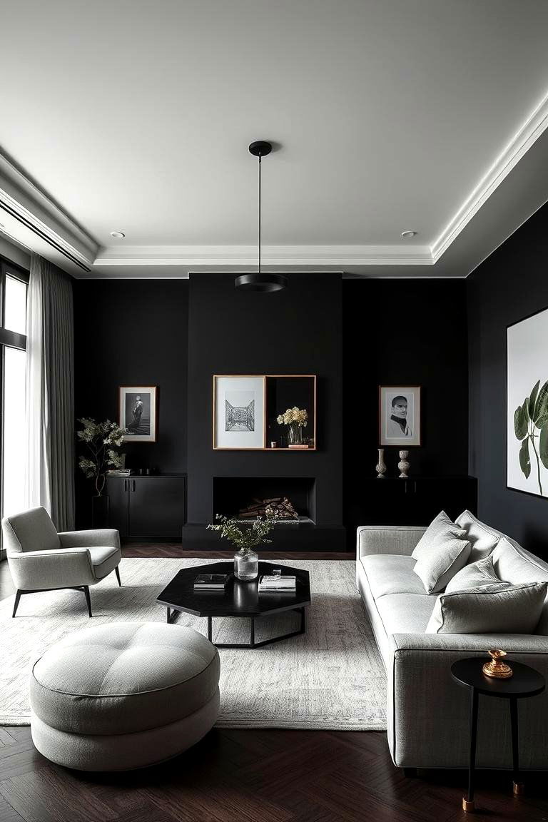 Sophisticated Monochromatic Schemes - 24 Ralph Lauren Living Room Ideas