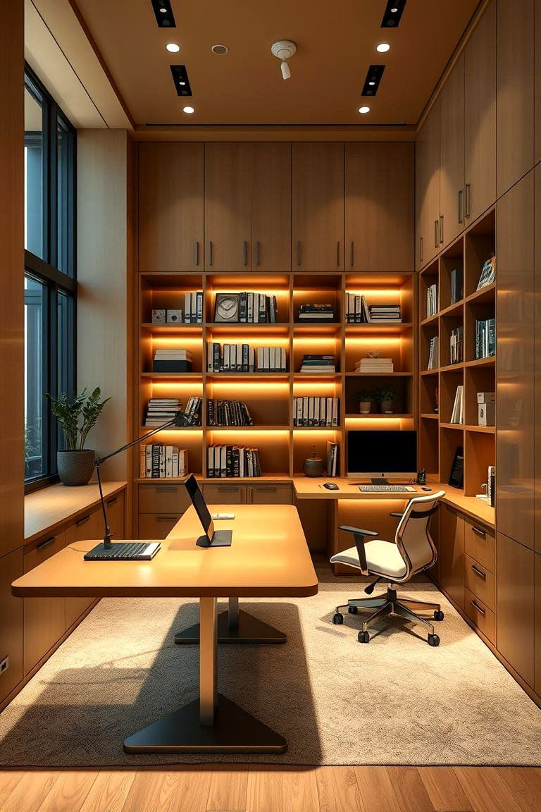 Sophisticated Study Sanctuary - 24 Boys Dorm Room Ideas