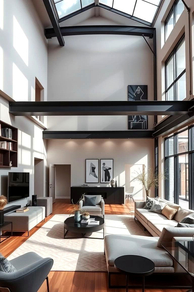 Sophisticated Urban Loft - 24 Mens Living Room Ideas