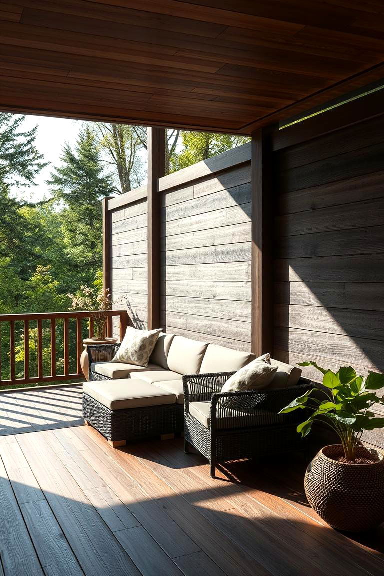 Sound Insulation for Peace - 24 Deck With Privacy Wall