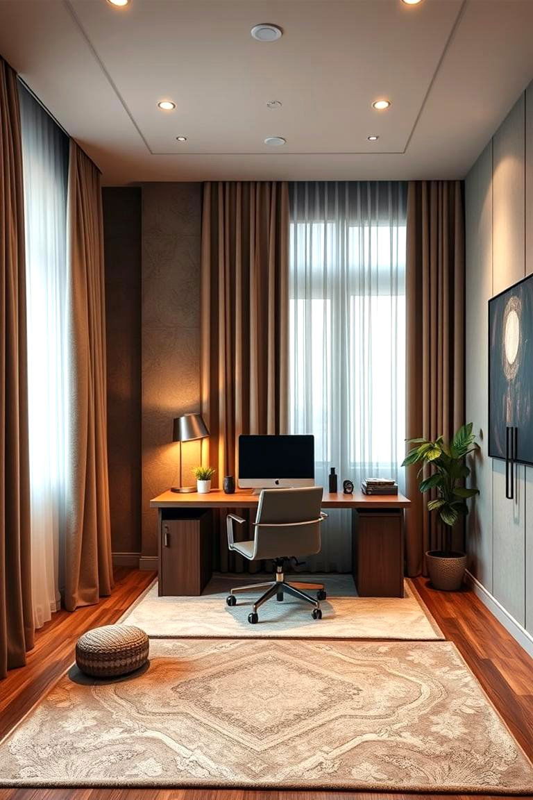 Soundproof Haven - 24 Home Office Ideas for Him