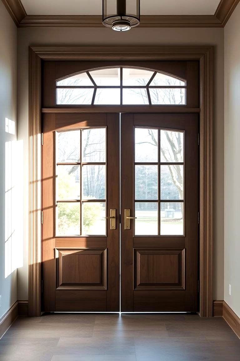 Soundproof Insulated Double Doors - 24 Double Front Door Ideas