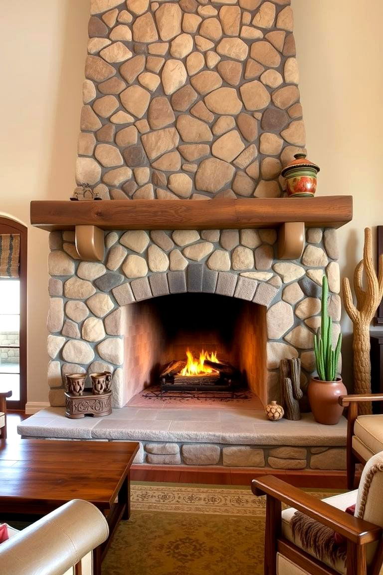 Southwestern Fireplace Designs - 24 Southwest Interior Design Ideas