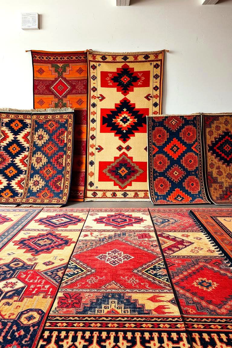 Southwestern Patterned Rugs - 24 Cowboy Room Decor Ideas