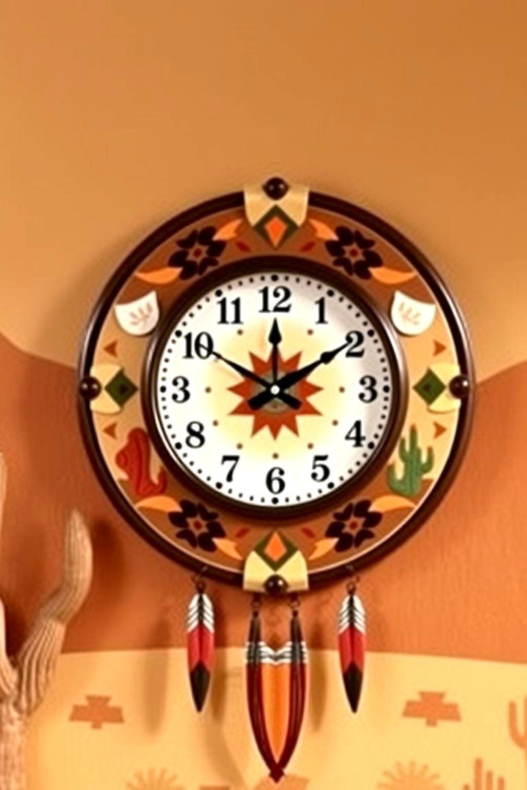 Southwestern Wall Clocks - 24 Southwest Interior Design Ideas