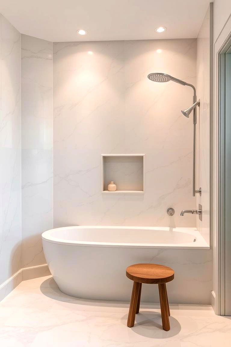 Spa Inspired Natural Stone - 24 Tub-shower Combo Ideas