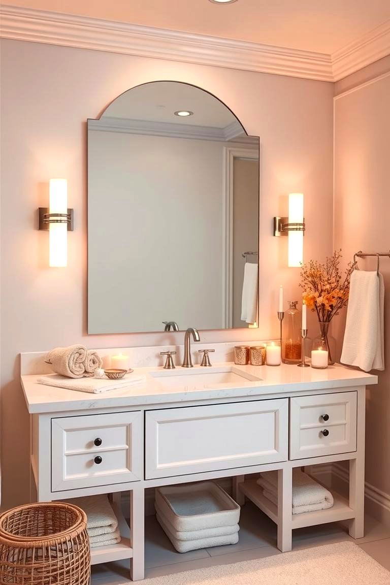 Spa Like Retreat Vanity - 24 Vanity Room Ideas