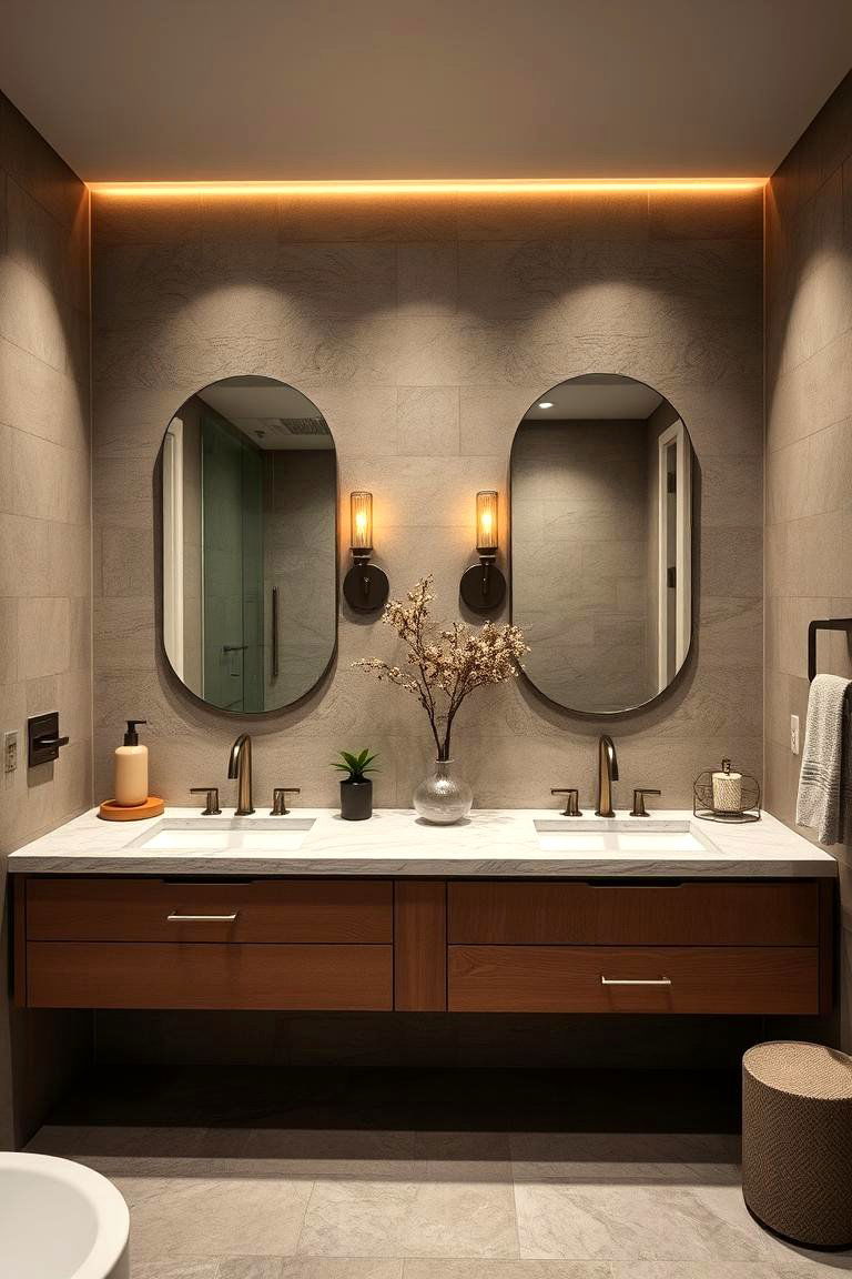 Spa Like Sanctuary - 24 Double Vanity Bathroom Ideas