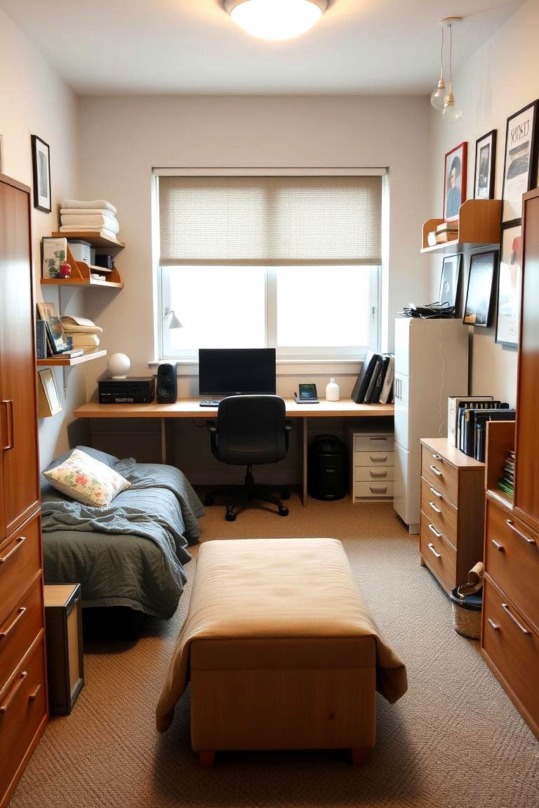 Space Saving Design Techniques - 24 Dorm Room Decorating Ideas