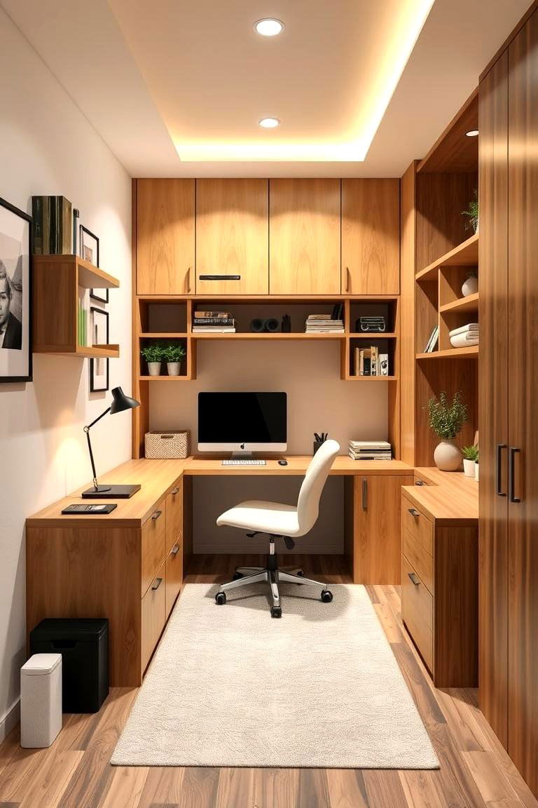 Space Saving Furniture Selections - 24 Small Office Ideas