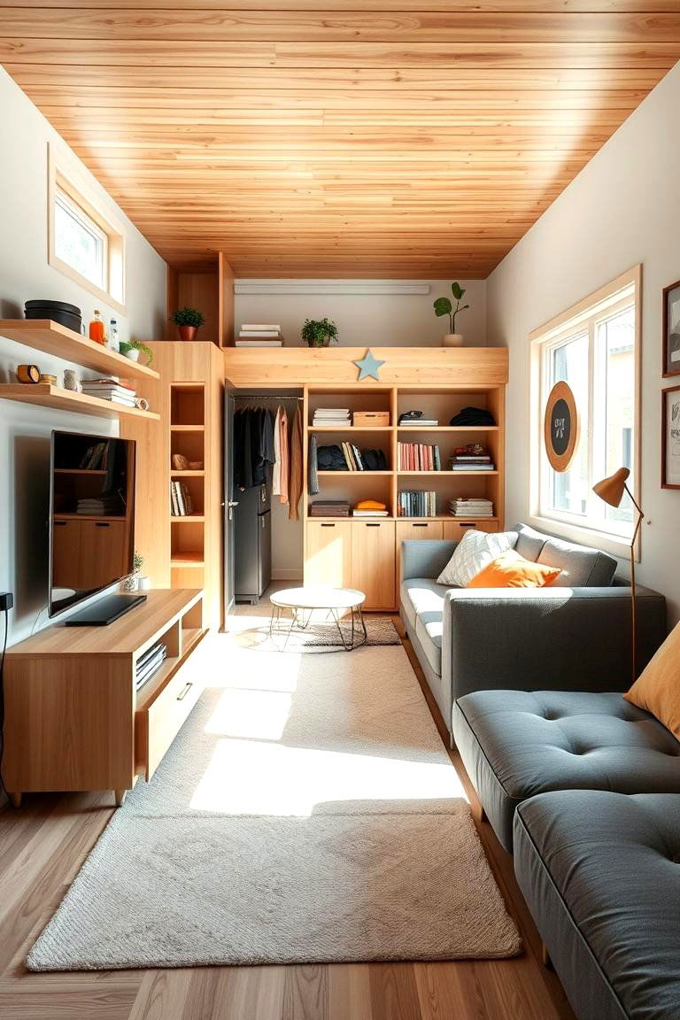Space Saving Furniture Solutions - 24 Tiny House Design Ideas