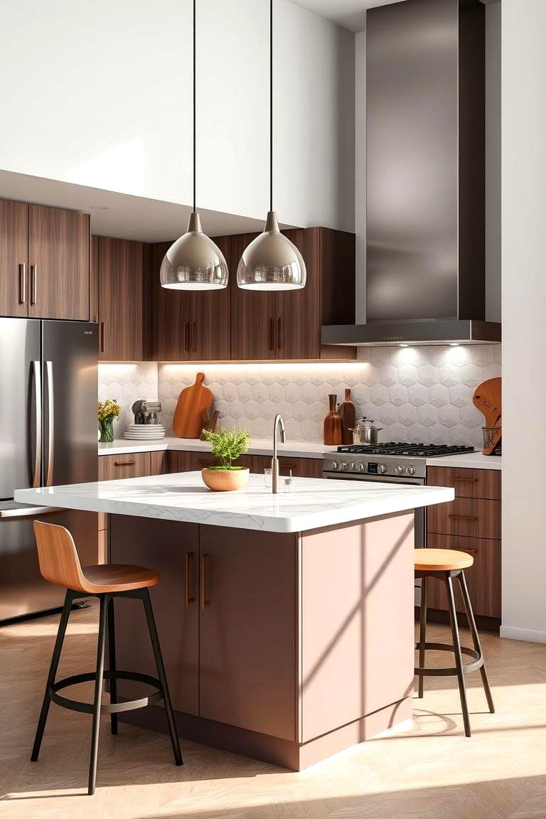 Space Saving Kitchen Islands - 24 Kitchen Remodel Ideas