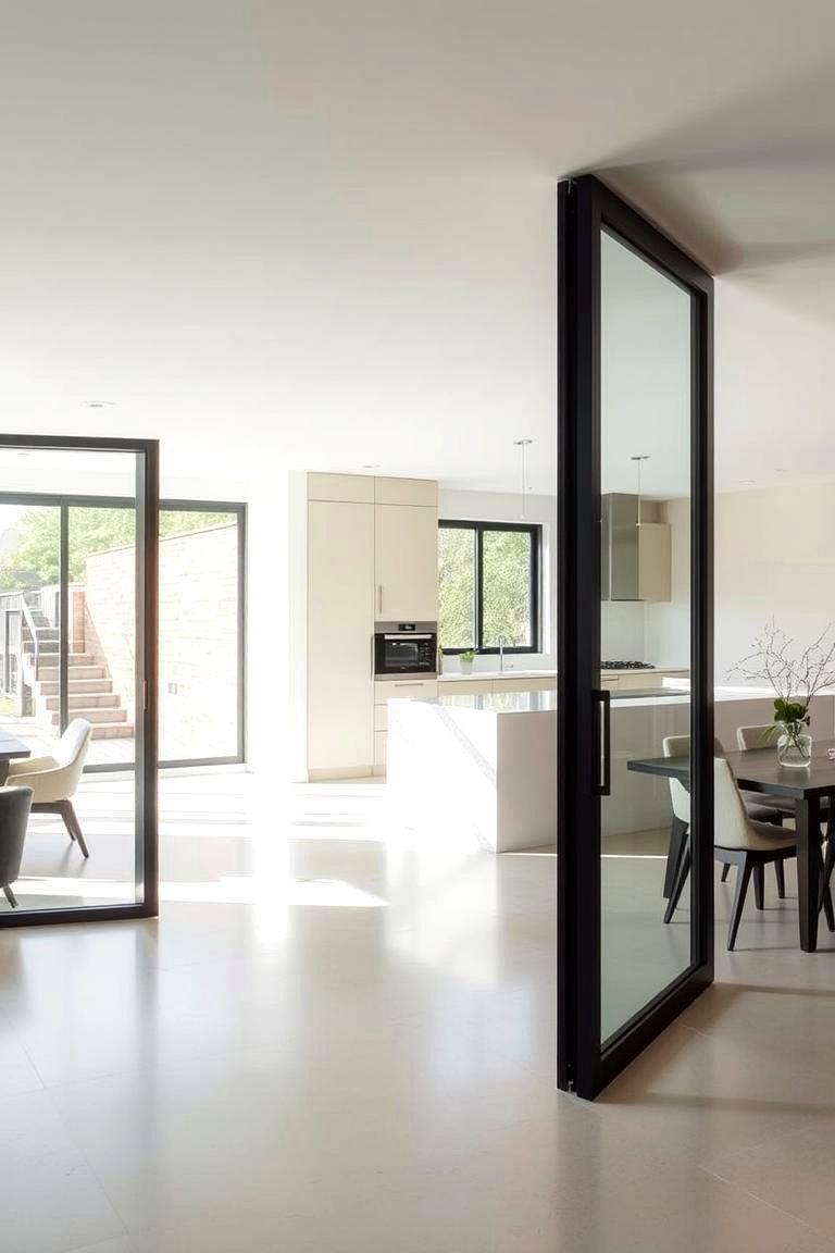 Space Saving Sliding Door Divider - 24 Room Divider Ideas