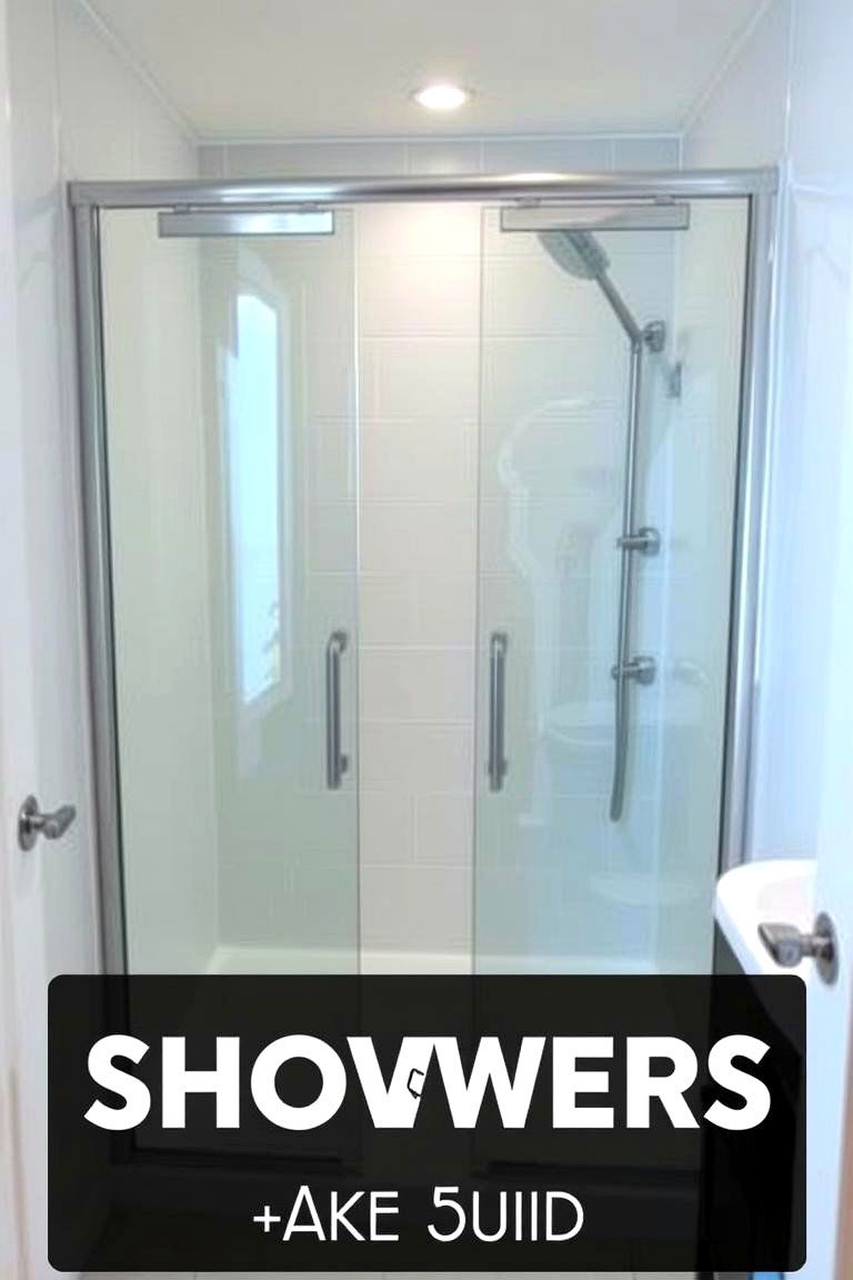 Space Saving Sliding Doors - 24 Small Shower Ideas
