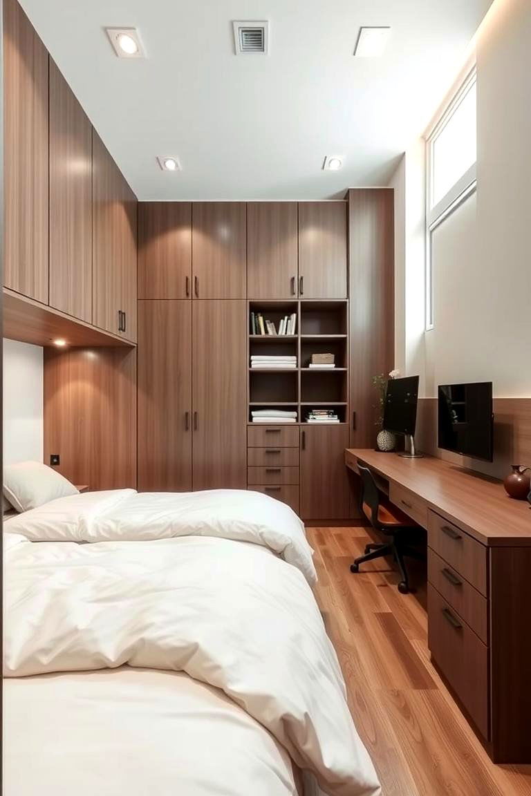 Space Saving Smart Solutions - 24 Twin Bedroom Ideas