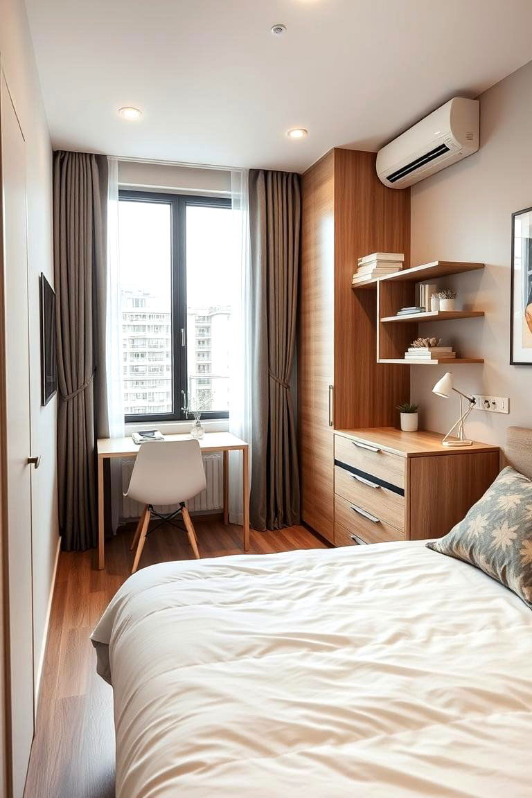 Space Saving Studio Design - 24 Bedroom Layout Ideas
