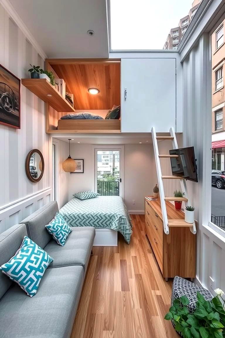 Space Saving Tiny Container Home - 24 Container Home Ideas