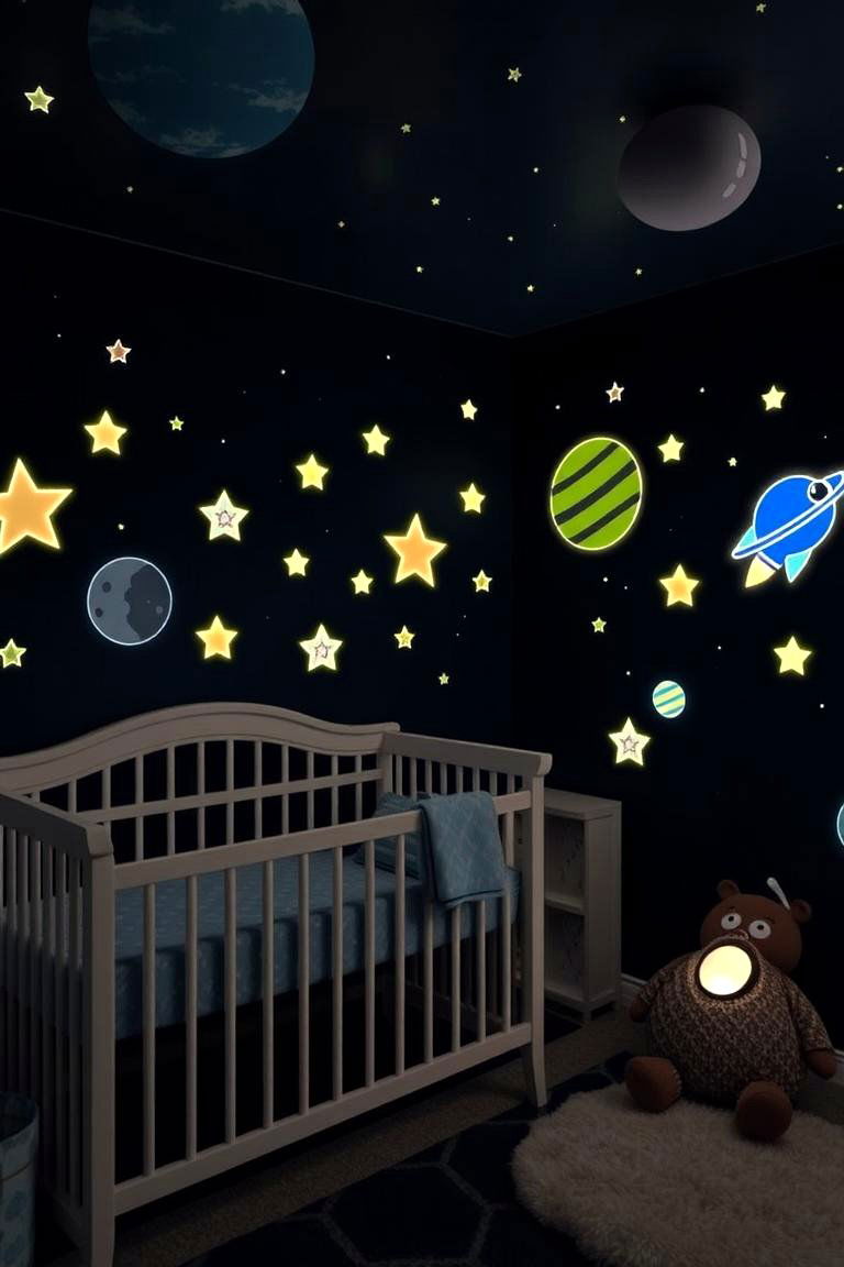 Space Themed Nursery - 24 Baby Boy Nursery Ideas