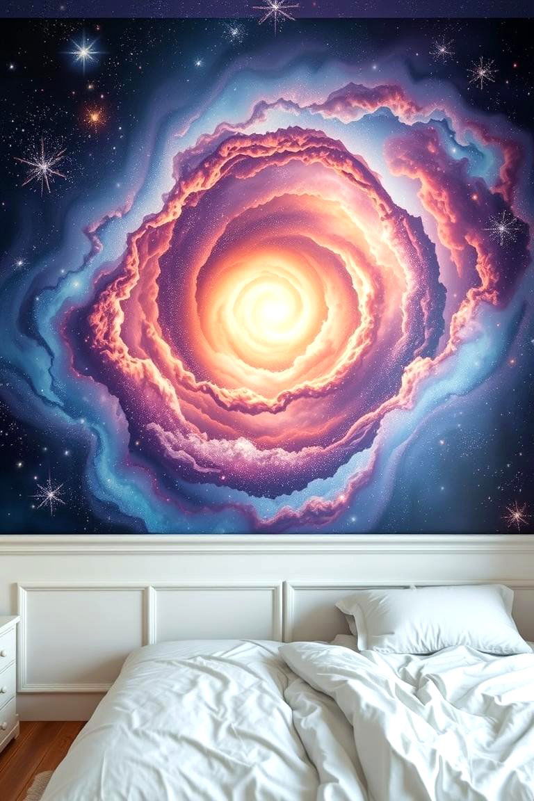 Space and Galaxy Mural - 24 Wall Mural Ideas