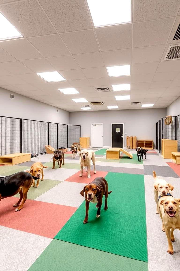 Spacious Dog Activity Room - 24 Dog Room Ideas