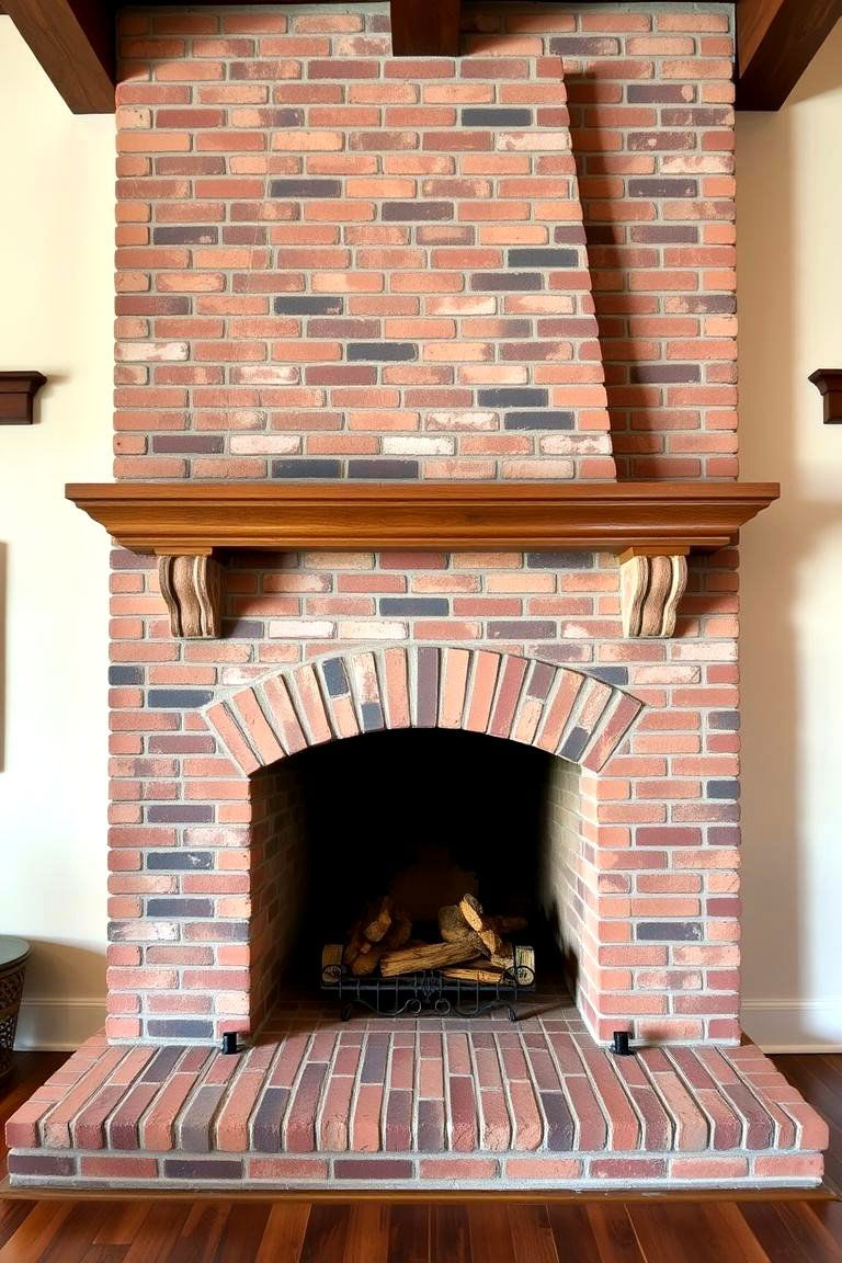 Spanish Colonial Brick Fireplace - 24 Spanish Style Fireplace Ideas