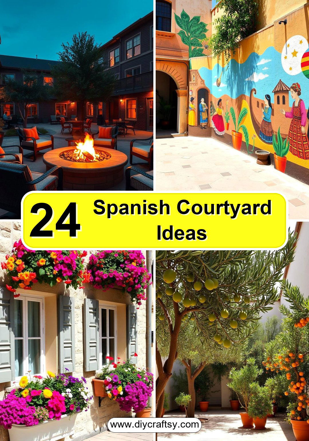 Spanish Courtyard Ideas