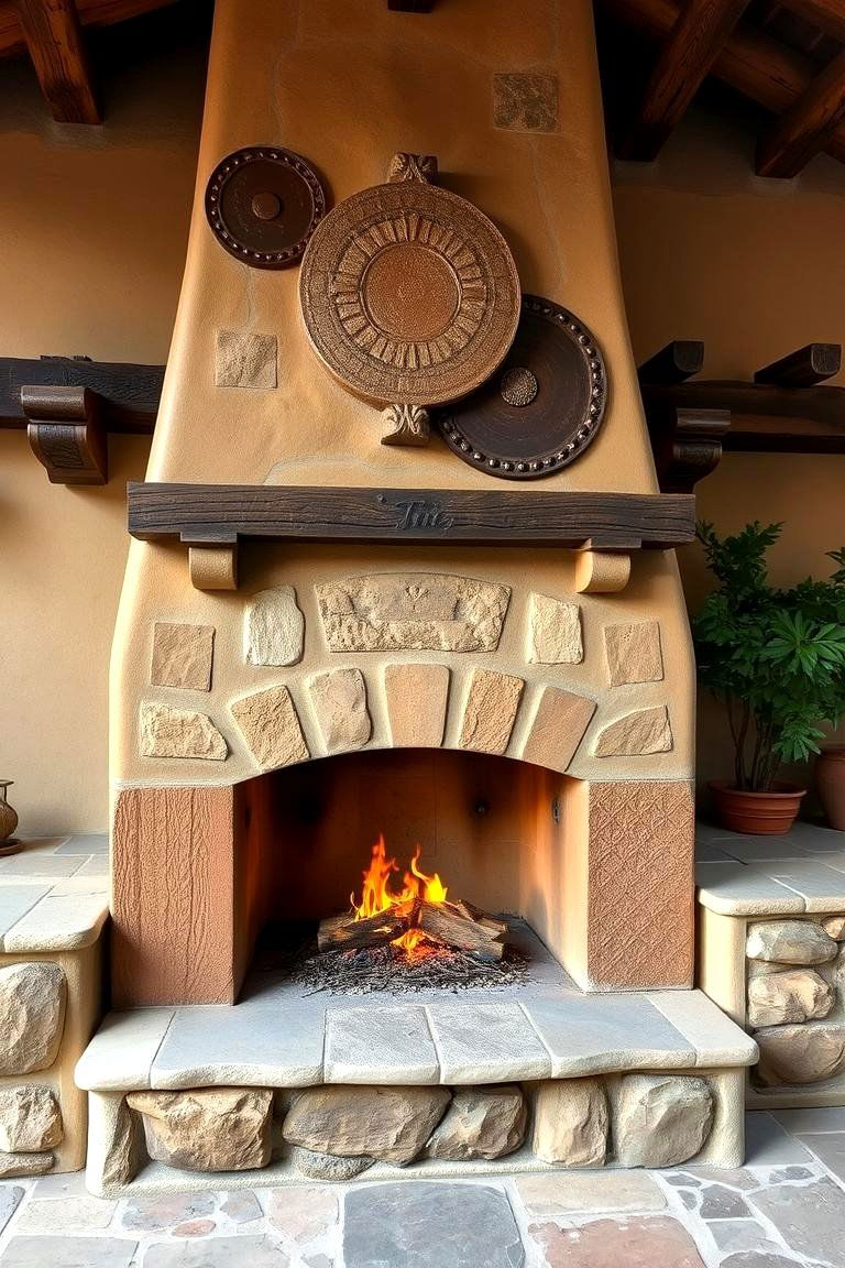 Spanish Hacienda Style Fireplace - 24 Spanish Style Fireplace Ideas