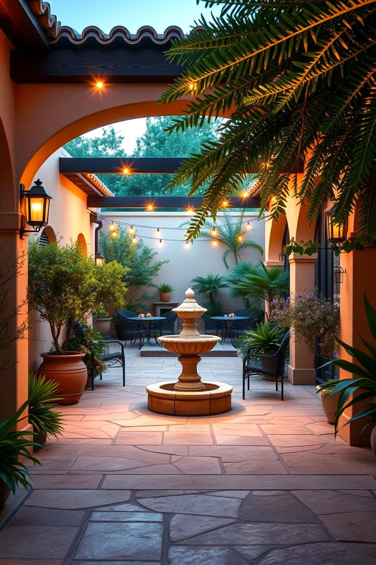 Spanish Patio Ambiance - 24 spanish style home exterior ideas