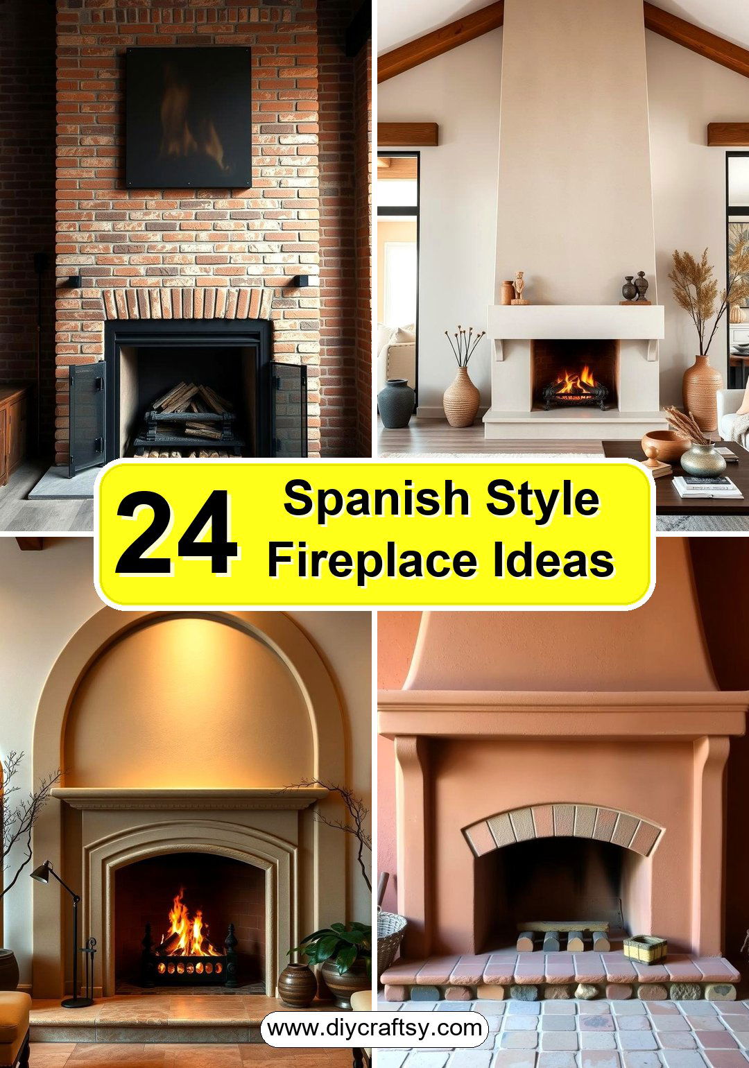 Spanish Style Fireplace Ideas