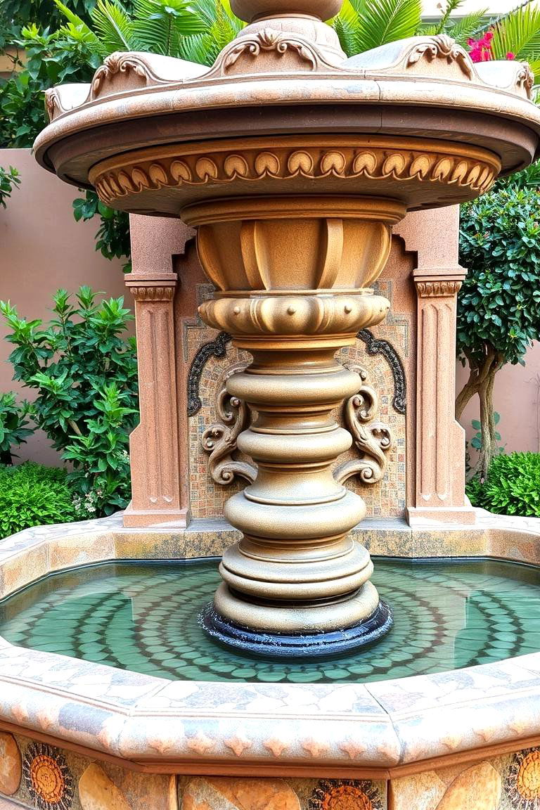 Spanish Style Fountains Soothing Water Features in Design - 24 Spanish Mediterranean House Ideas