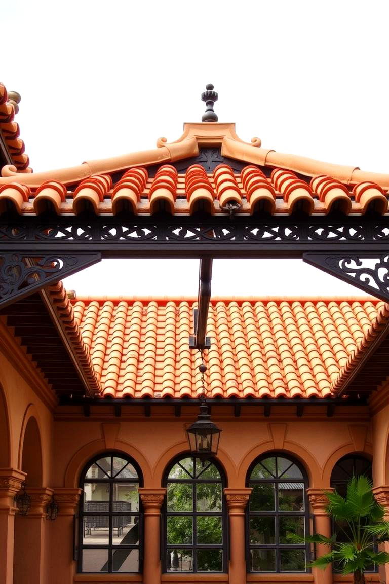 Spanish Style Warmth - 24 Gable Patio Roof Design Ideas