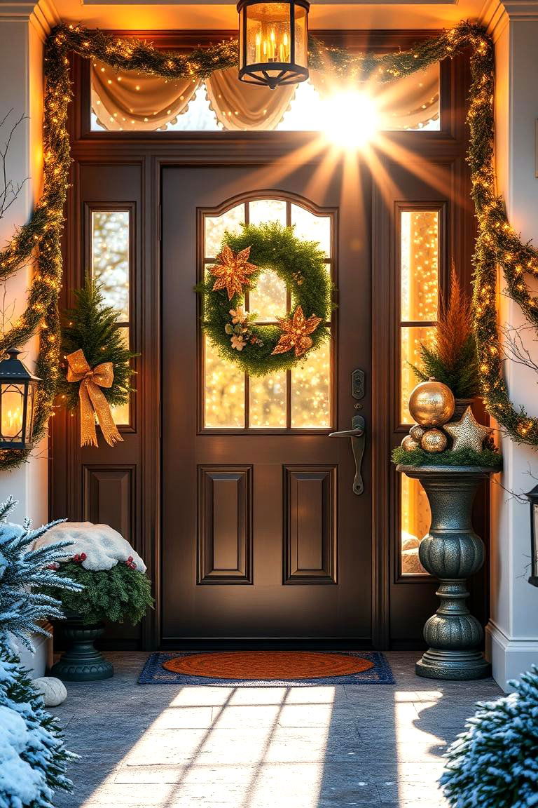 Sparkling Seasonal Accents - 24 Spring Front Door Decor Ideas