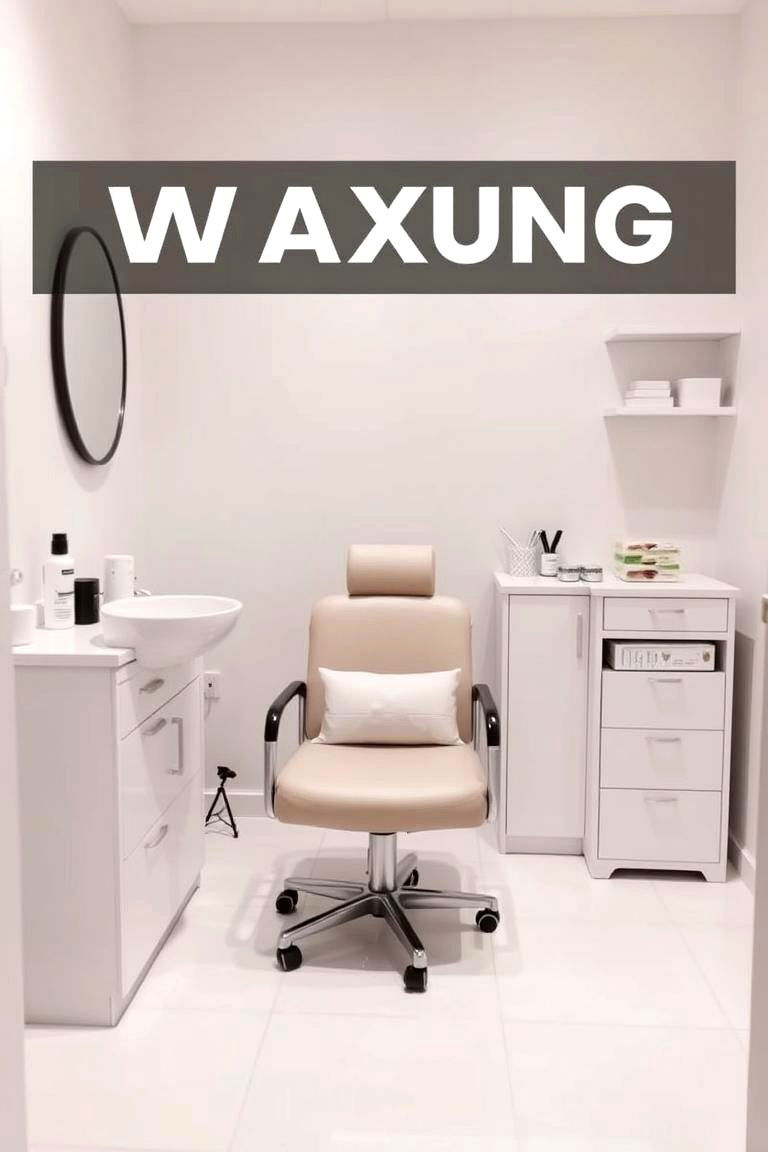 Specialized Waxing Station - 24 Esthetician Room Ideas