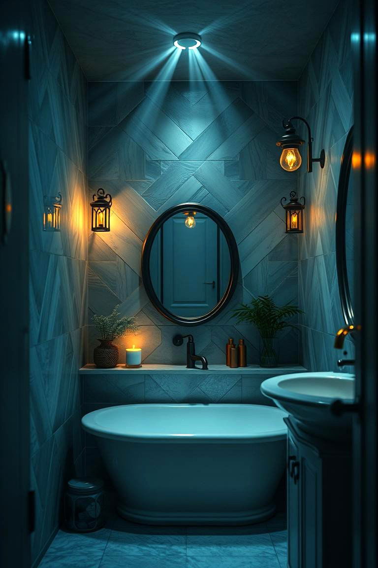 Spell Casting Lighting - 24 Harry Potter Bathroom Ideas